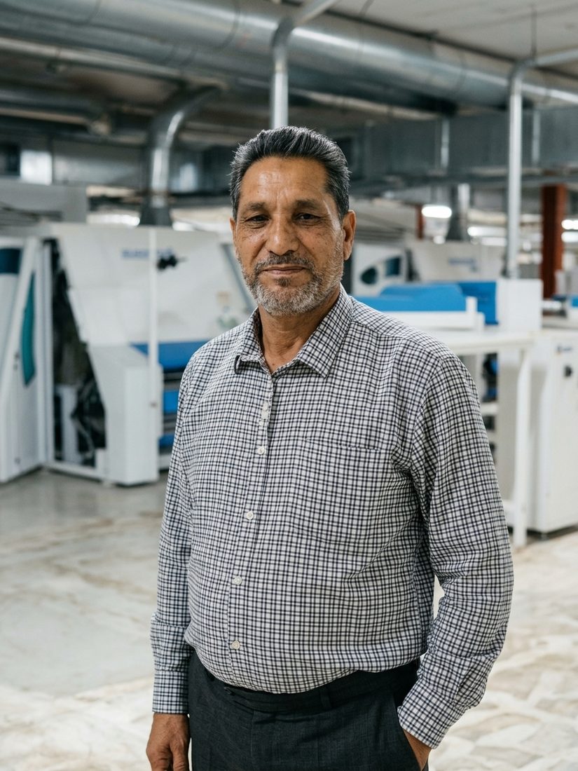 On a modern spinning floor